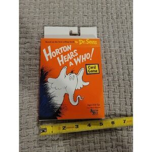 Vintage Horton Hears A Who Card Game 1999 University Games